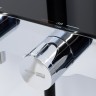 Душевая система WasserKRAFT Thermo A11401 с термостатом Черная матовая Хром латунь на стену