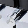 Душевая система WasserKRAFT Thermo A11401 с термостатом Черная матовая Хром латунь на стену