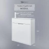 Тумба с раковиной Uperwood Modul 60 393020546 подвесная цвет Белый матовый