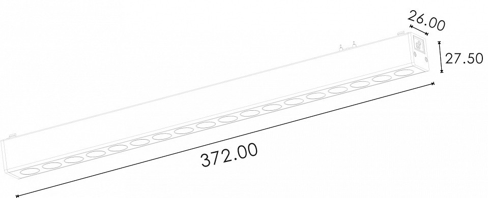 Накладной светильник SWG PRO SLIM DL-SLIM-DRBL-18-CCT