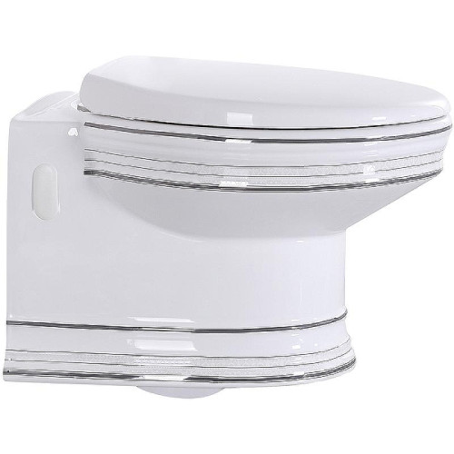Унитаз подвесной CeramaLux Lux Classic 1412 с сиденьем Микролифт