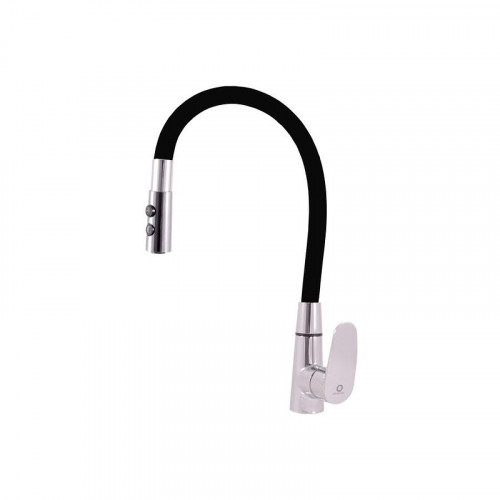 Смеситель для кухни Rav Slezak Amur AM719.5/12C цвет Черный Хром