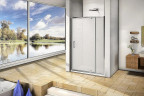 Душевая дверь Good Door Orion WTW-PD-120-G-СH 120 профиль Хром стекло Grape