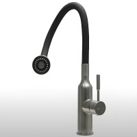 Смеситель для кухни Lemark Expert LM5082S-Black Нержавеющая сталь Черный нержавеющая сталь