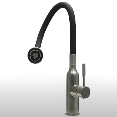 Смеситель для кухни Lemark Expert LM5082S-Black Нержавеющая сталь Черный нержавеющая сталь