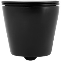 Унитаз BelBagno Colorato BB062CHR-MB/BB062SC-MB подвесной Черный матовый с сиденьем Микролифт фаянс подвесной