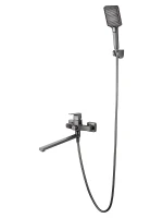 Смеситель для ванны Wonzon & Woghand Flex WW-639906-BGM универсальный цвет Темный графит