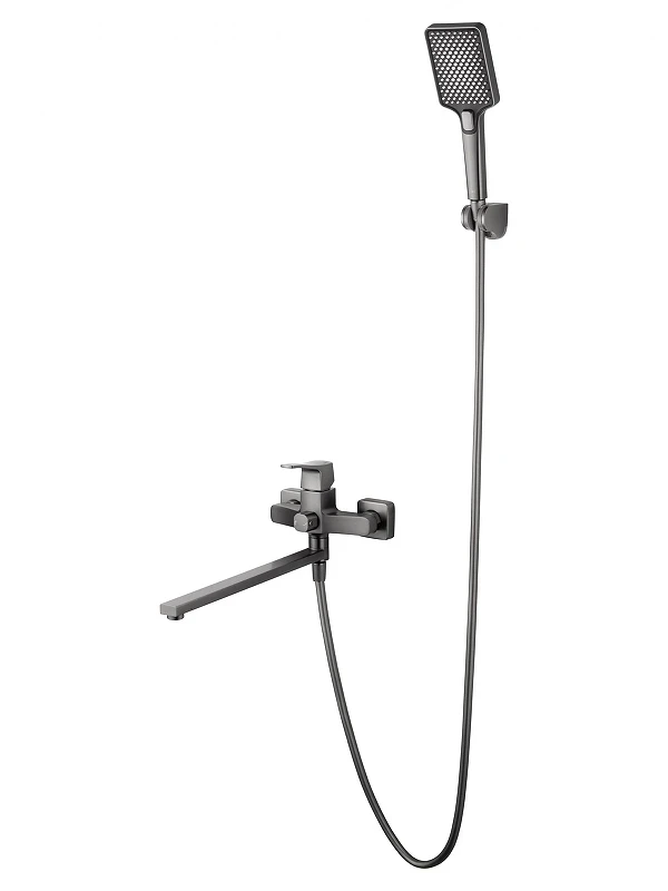 Смеситель для ванны Wonzon & Woghand Flex WW-639906-BGM универсальный цвет Темный графит