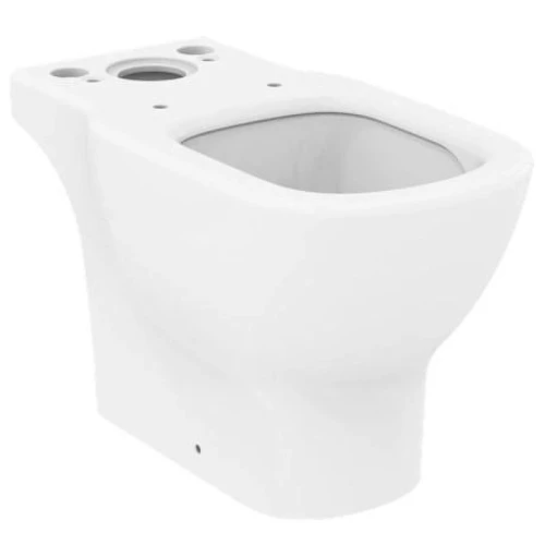 Унитаз-компакт Ideal Standard Tesi T0087V1 цвет Silk White / Белый матовый без бачка и сиденья
