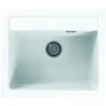 Кухонная мойка Alveus Granital Atrox 30 Arctic G11 590x500 1131991 Белая искусственный камень (литьевой мрамор) встраиваемая сверху, встраиваемая снизу