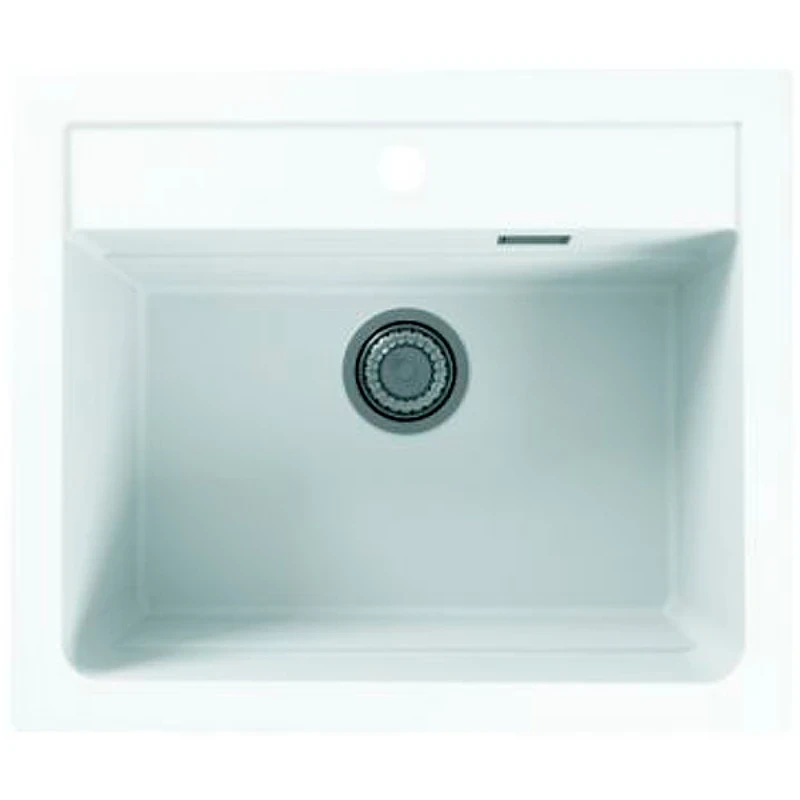 Кухонная мойка Alveus Granital Atrox 30 Arctic G11 590x500 1131991 Белая искусственный камень (литьевой мрамор) встраиваемая сверху, встраиваемая снизу