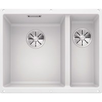 Кухонная мойка Blanco Subline 340/160-U L 523552 Белая искусственный камень (литьевой мрамор) встраиваемый