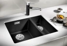 Кухонная мойка Blanco Subline 340/160-U L 523552 Белая искусственный камень (литьевой мрамор) встраиваемый