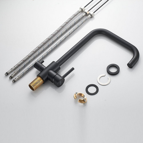 Смеситель для кухни Raffine F118H цвет Черный