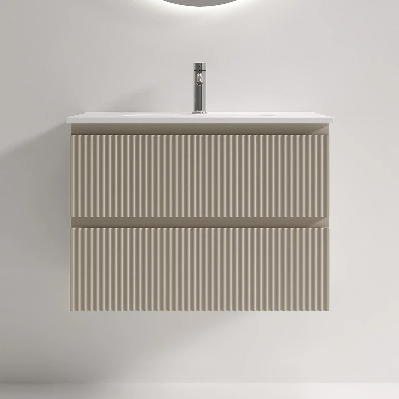 Тумба под раковину Sancos Snob R 70 SNR70/39CE подвесная цвет Beige Soft