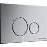 Комплект унитаза с инсталляцией Ceramicanova Forma CN3009_1001M_1000 с сиденьем Микролифт и клавишей смыва Хром матовый фарфор подвесной