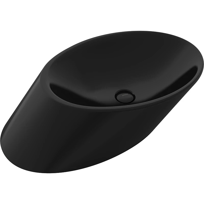 Раковина-чаша Bocchi Vessel 72 1013-005-0125 Черная глянцевая фарфор накладная