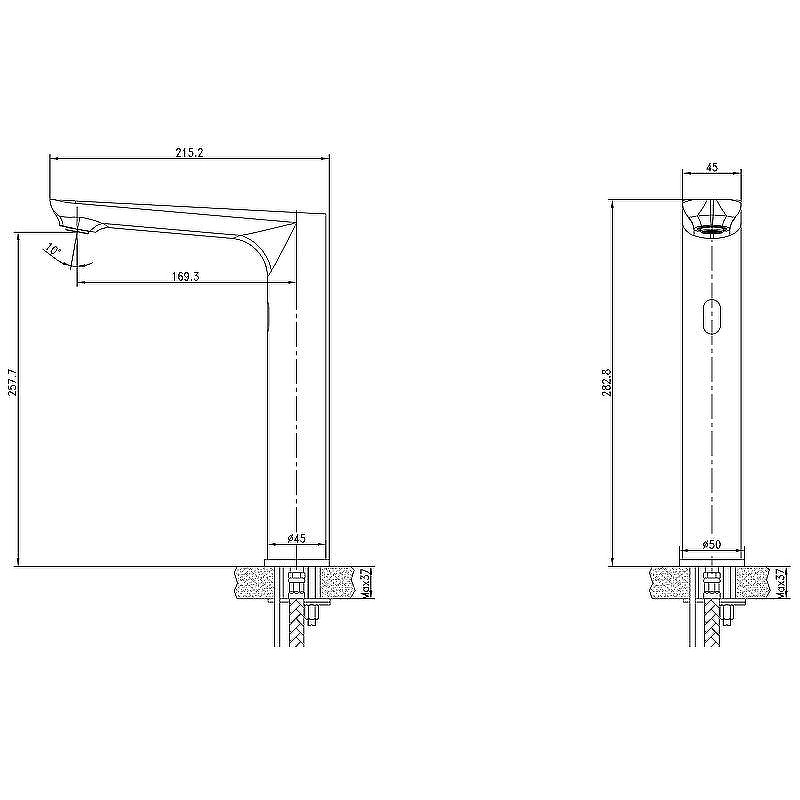 Смеситель для раковины Lemark Project LM4660CE Хром