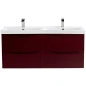 Тумба под раковину BelBagno Marino-Cer 120 MARINO-CER-1200-4C-SO-2-BRDL-P подвесная Bordo Lucido МДФ / ЛДСП