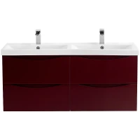 Тумба под раковину BelBagno Marino-Cer 120 MARINO-CER-1200-4C-SO-2-BRDL-P подвесная Bordo Lucido МДФ / ЛДСП