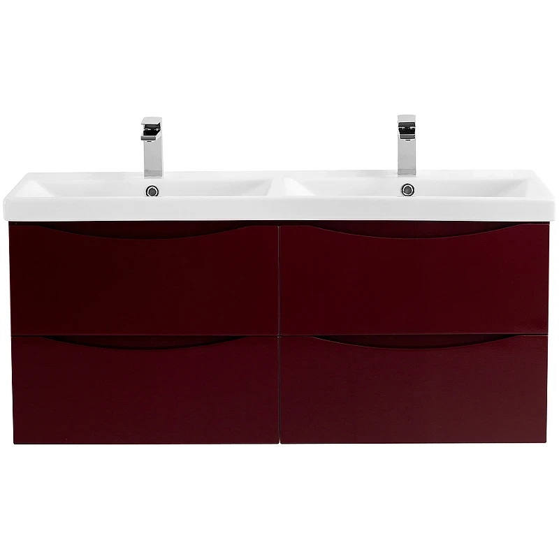 Тумба под раковину BelBagno Marino-Cer 120 MARINO-CER-1200-4C-SO-2-BRDL-P подвесная Bordo Lucido МДФ / ЛДСП