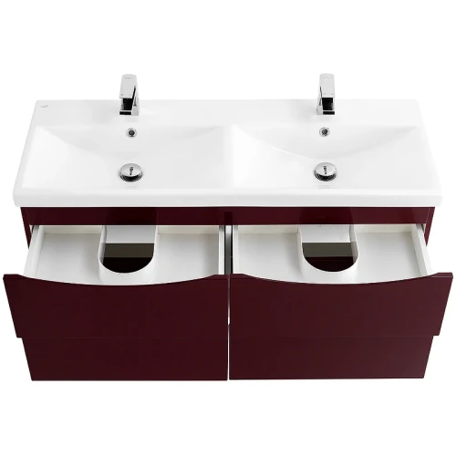 Тумба под раковину BelBagno Marino-Cer 120 MARINO-CER-1200-4C-SO-2-BRDL-P подвесная Bordo Lucido МДФ / ЛДСП