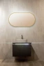 Зеркало Silver Mirrors Viva 55 LED-00002690 с подсветкой Золото с бесконтактным выключателем и диммером стекло