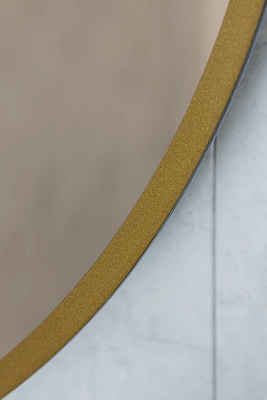 Зеркало Silver Mirrors Viva 55 LED-00002690 с подсветкой Золото с бесконтактным выключателем и диммером стекло