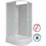 Душевая кабина Niagara Promo 110x80 L P110/80/26L/MT/BK без гидромассажа