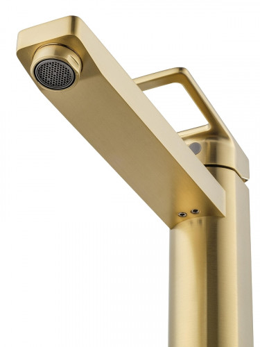 Смеситель для раковины Wonzon &amp; Woghand Frame WW-88239010-BG цвет Брашированное золото