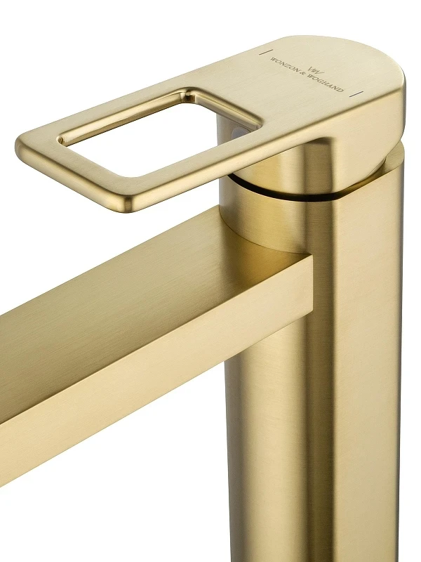 Смеситель для раковины Wonzon & Woghand Frame WW-88239010-BG цвет Брашированное золото