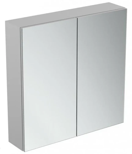 Зеркальный шкаф Ideal Standard Mirror Light 70 T3439AL с подсветкой цвет Aluminium Effect (Алюминий)