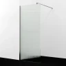 Душевая перегородка WasserKRAFT Rur 90 30W39BN-FL профиль цвет Никель стекло рифленое