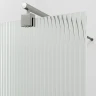 Душевая перегородка WasserKRAFT Rur 90 30W39BN-FL профиль цвет Никель стекло рифленое