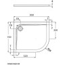 Акриловый поддон для душа Ideal Standard Ultraflat 90х70 L K240301 Euro White
