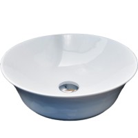 Раковина-чаша CeramaLux 41 9381 Белая фаянс накладная