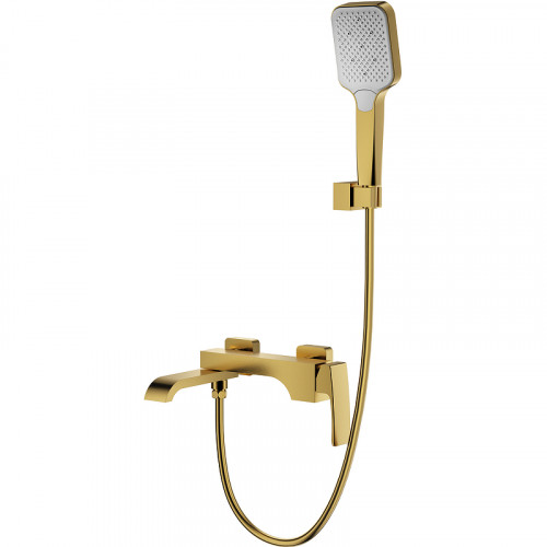 Смеситель для ванны Raglo R02.30.03 Золото матовое латунь на стену