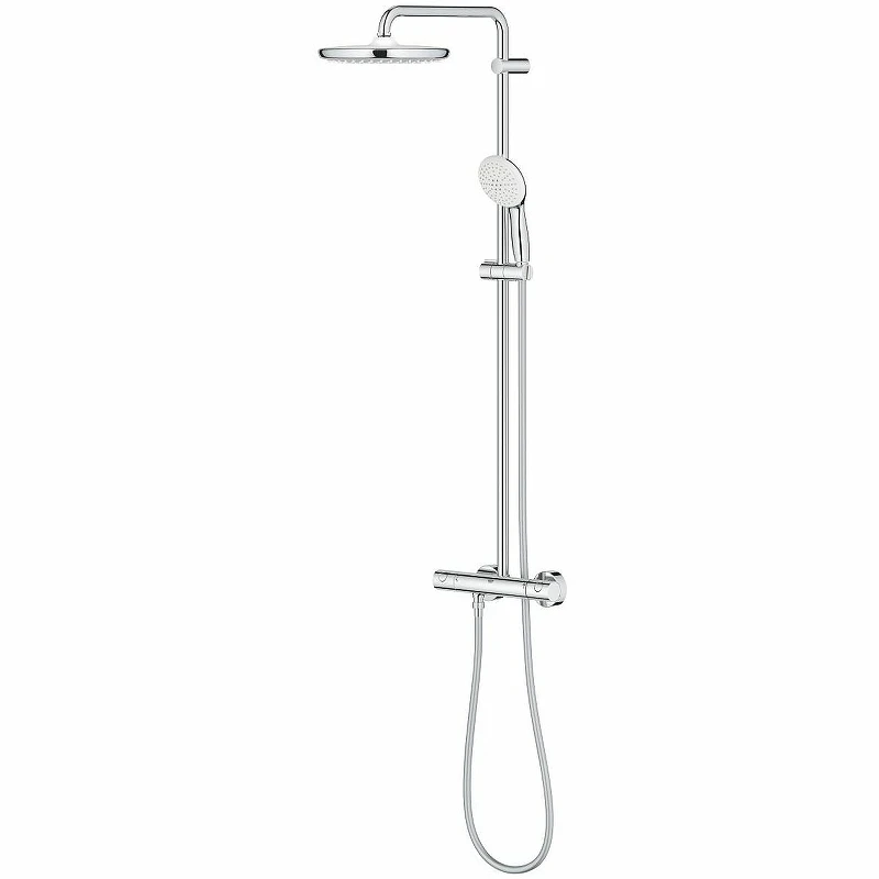 Душевая система Grohe Tempesta 250 26670001 с термостатом Хром латунь на стену