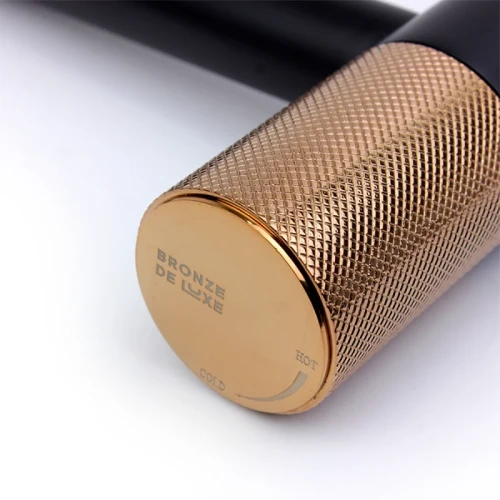Смеситель для раковины Bronze de Luxe Avantgarde 2010MH Черный Розовое золото латунь