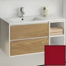 Тумба с раковиной SanVit Мэри-4 90 L kmery904 в цвете Ral подвесная Красный глянец МДФ / ЛДСП