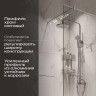 Душевая перегородка DIWO Орел 70 DS-OR-70-СR профиль Хром матовый стекло прозрачное