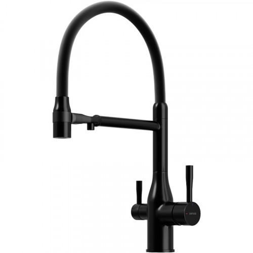 Смеситель для кухни Sancos Garda SC4009MB Черный матовый латунь