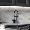 Смеситель для кухни Sancos Garda SC4009MB Черный матовый латунь