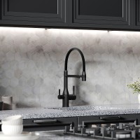Смеситель для кухни Sancos Garda SC4009MB Черный матовый латунь