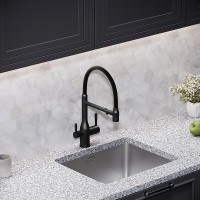 Смеситель для кухни Sancos Garda SC4009MB Черный матовый латунь