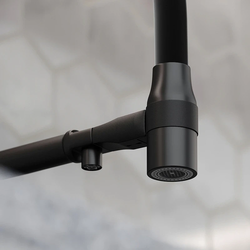 Смеситель для кухни Sancos Garda SC4009MB Черный матовый латунь