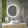 Зеркало Континент Ajour Eco 700х700 ЗЛП2810 с подсветкой с сенсорным выключателем с диммером стекло