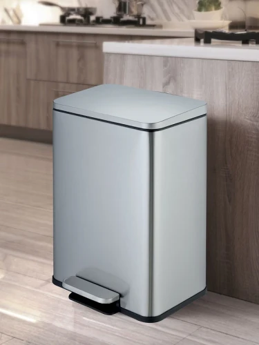 Ведро для мусора WeltWasser Golf MT 20L 10000013394 Сталь матовая