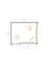 Душевой уголок Cezares Lux 110x90 LUX-AH-FS-11-110/90-C-GM профиль Оружейная сталь стекло прозрачное