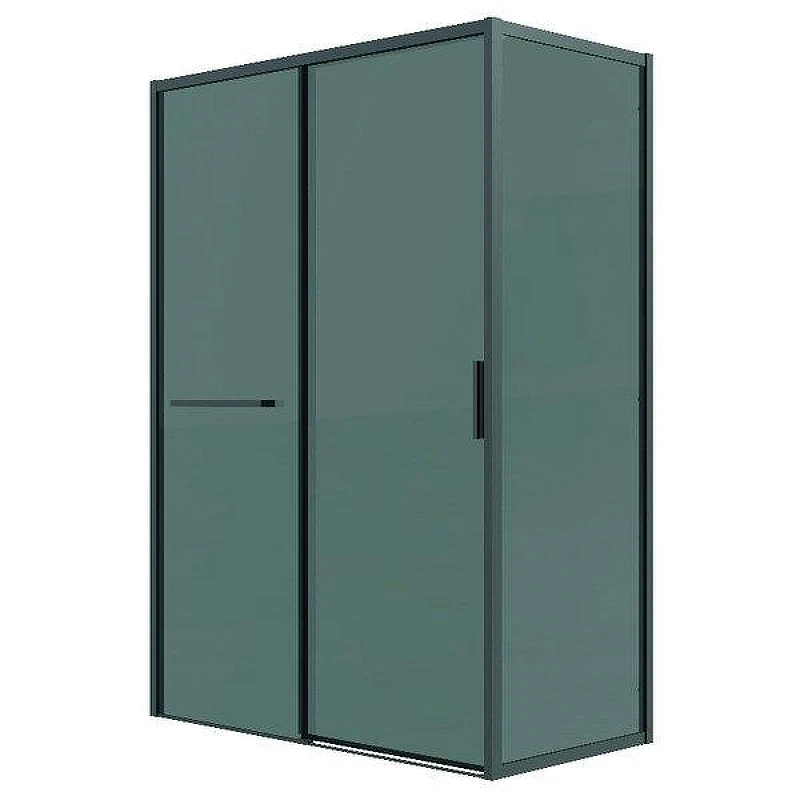 Душевой уголок Grossman Style 100x100 120.K33.05.1010.21.10 профиль Черный матовый стекло тонированное